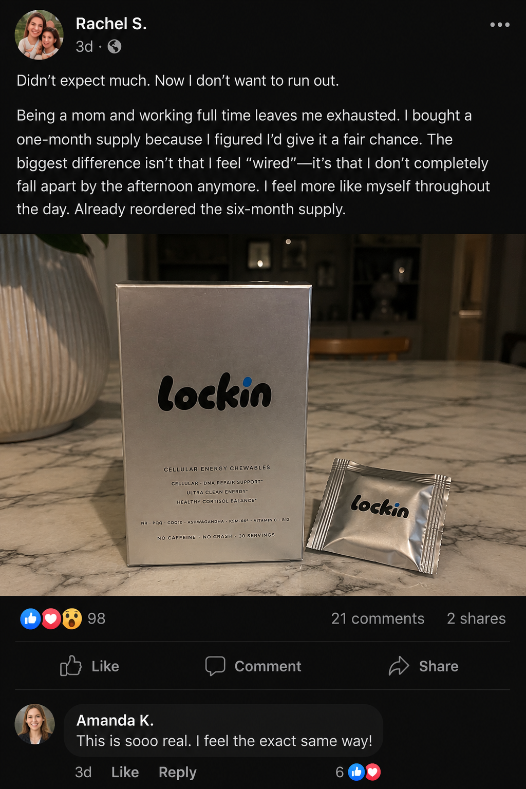 Foil sachets in the side pocket of a gym bag next to a towel and keys