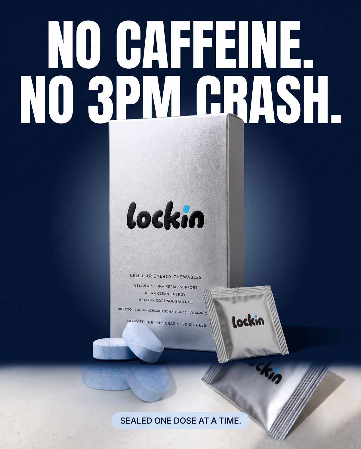 No caffeine. No 3pm crash.